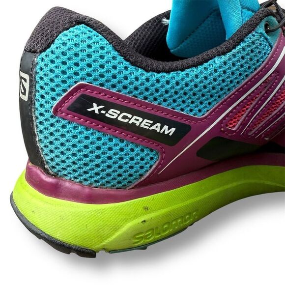 Salomon X-Scream Women's Running Shoes Multicolor Size 9 - Picture 3 of 14